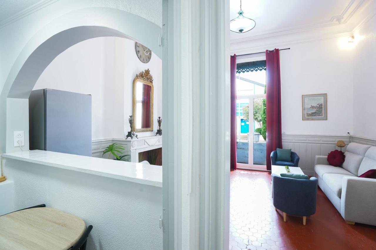 Appartement Du Forum,La Gare, 50 M2 , Climatisation, Garage, Cour Narbona Exterior foto