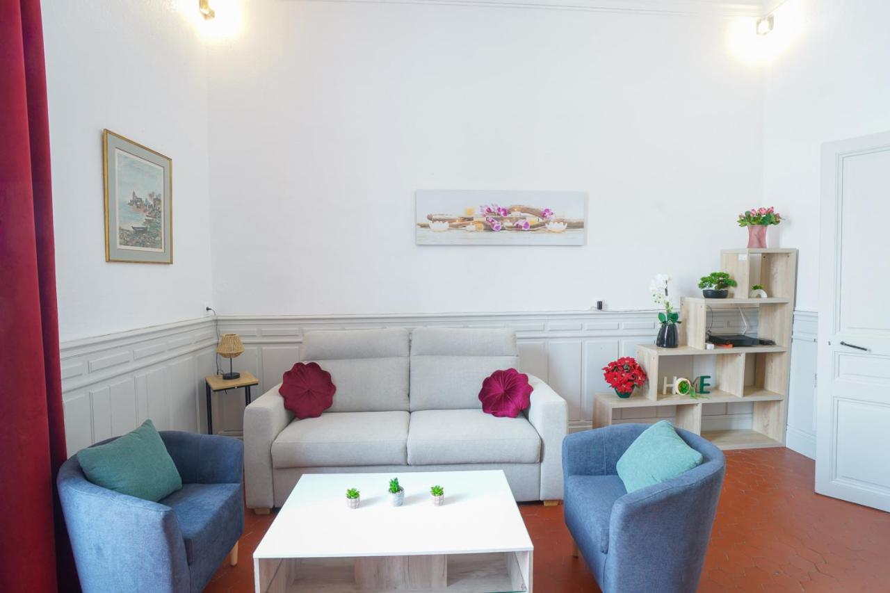 Appartement Du Forum,La Gare, 50 M2 , Climatisation, Garage, Cour Narbona Exterior foto
