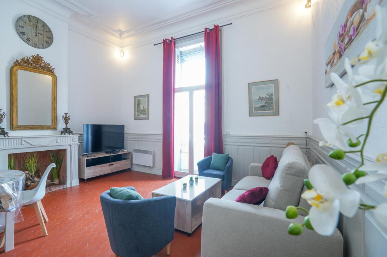 Appartement Du Forum,La Gare, 50 M2 , Climatisation, Garage, Cour Narbona Exterior foto