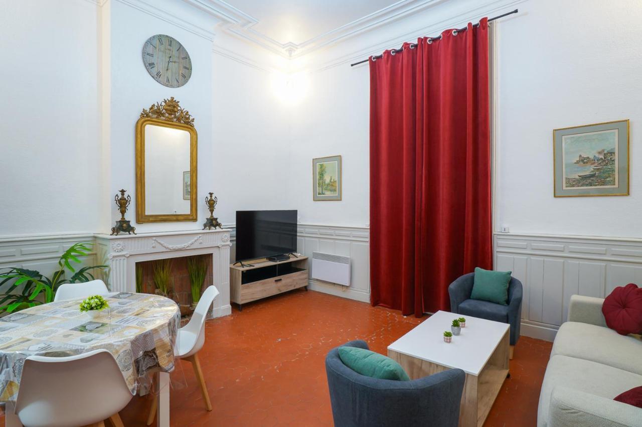 Appartement Du Forum,La Gare, 50 M2 , Climatisation, Garage, Cour Narbona Exterior foto
