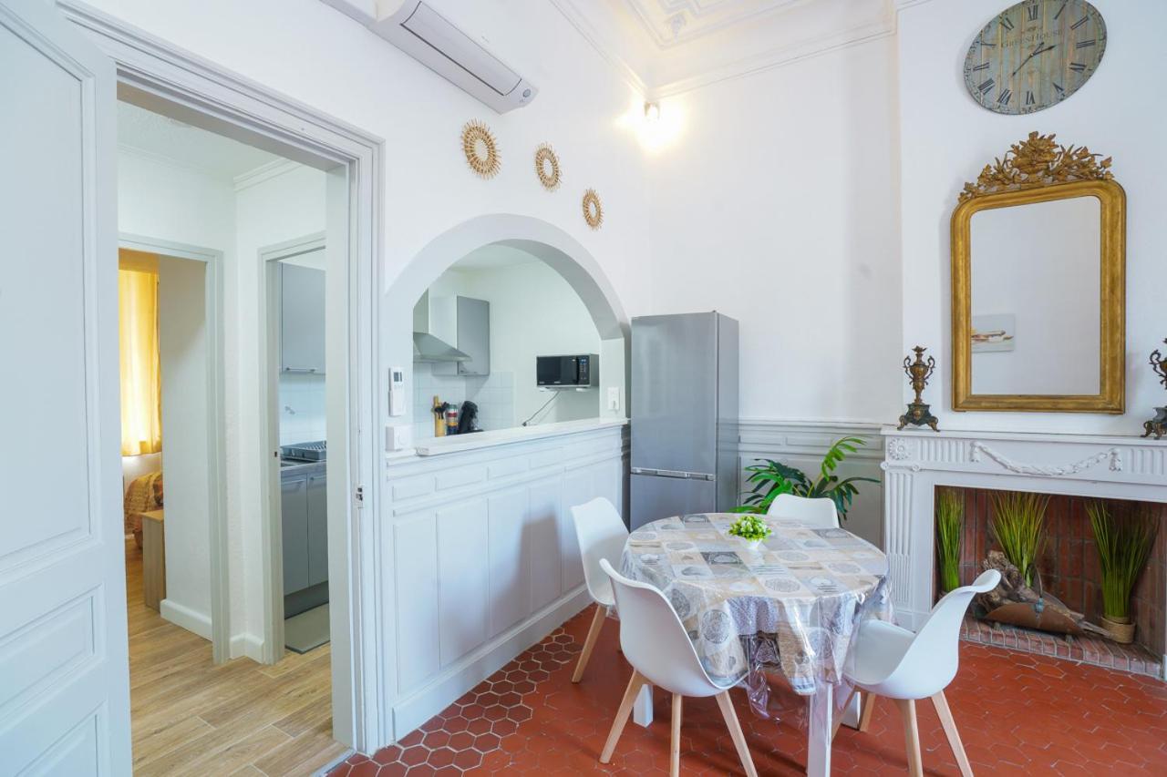 Appartement Du Forum,La Gare, 50 M2 , Climatisation, Garage, Cour Narbona Exterior foto