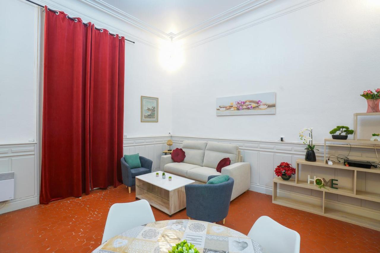 Appartement Du Forum,La Gare, 50 M2 , Climatisation, Garage, Cour Narbona Exterior foto