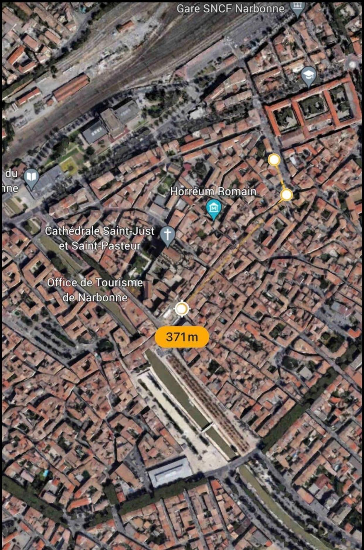 Appartement Du Forum,La Gare, 50 M2 , Climatisation, Garage, Cour Narbona Exterior foto